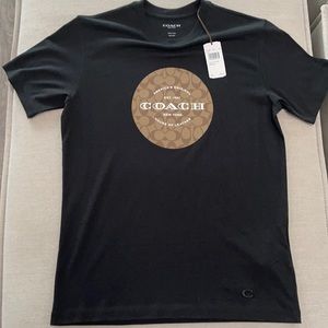 Coach SIG T-Shirt Men’s X-Small Black With Tags
